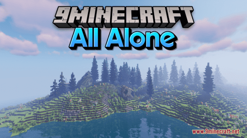 All Alone Map (1.21.1, 1.20.1) – Vast Survival Island Thumbnail