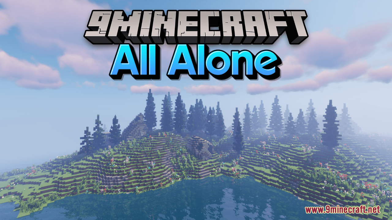 All Alone Map (1.21.1, 1.20.1) - Vast Survival Island 1