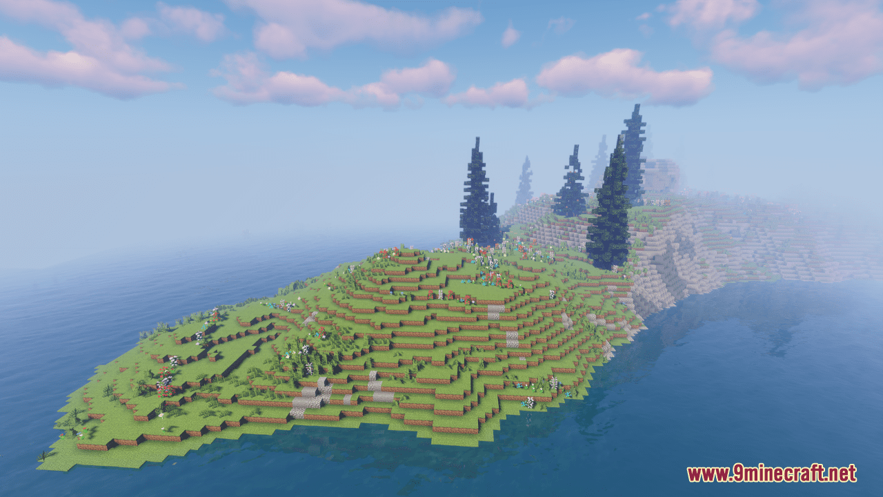 All Alone Map (1.21.1, 1.20.1) - Vast Survival Island 5