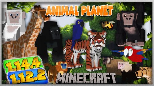 Animal Planet Mod (1.14.4, 1.12.2) – Tameable Animals Thumbnail