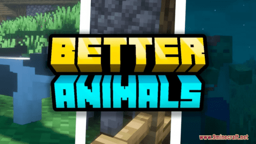 Better Animals Resource Pack (1.20.6, 1.20.1) – Texture Pack Thumbnail