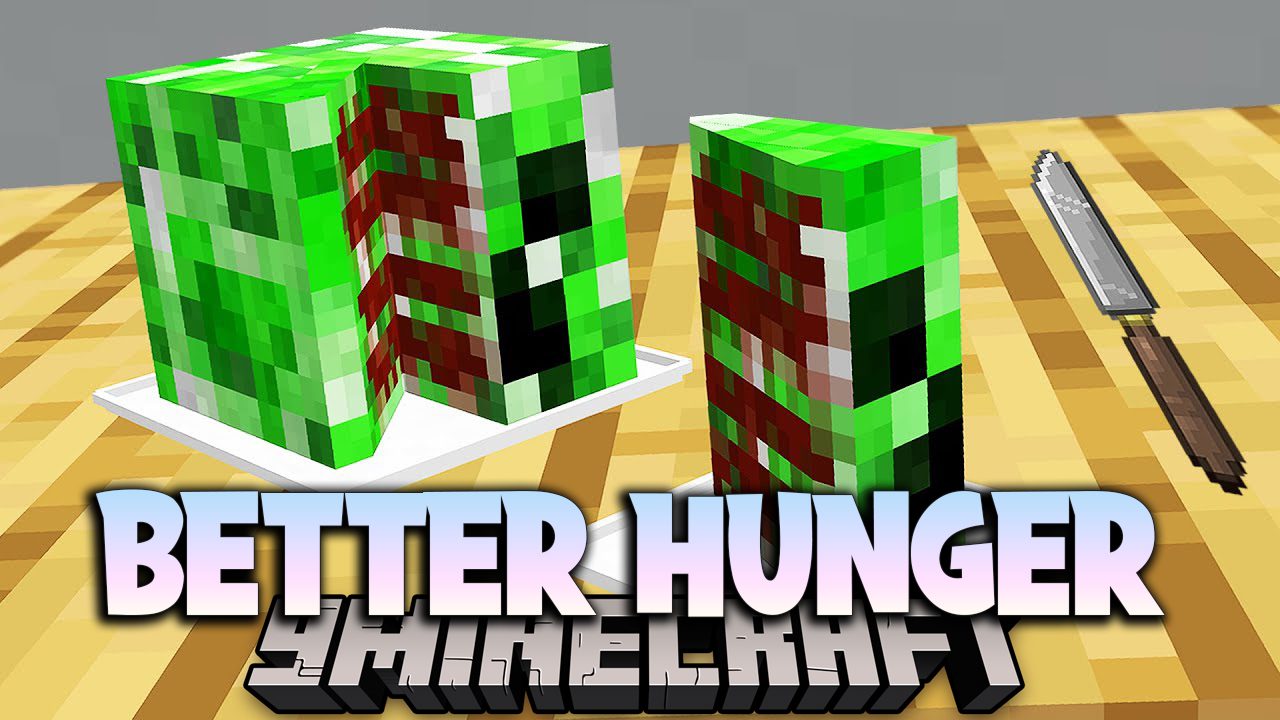 Better Hunger Mod (1.16.5, 1.15.2) - Improves Food Mechanics 1