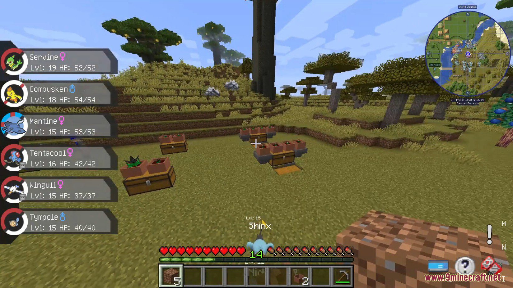 Botany Pots Pixelmon Compat Mod (1.20.1, 1.16.5) - Compatibility, Addon 3