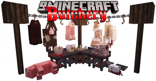 Butchery Mod (1.20.1) – An Immersive Way of Harvesting Mobs Thumbnail