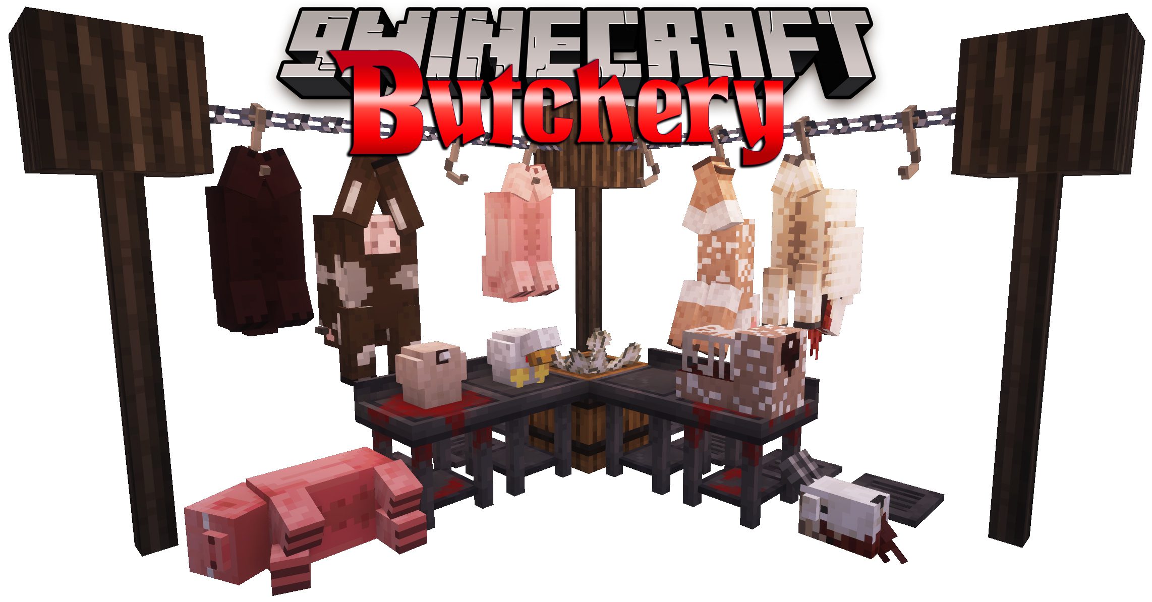 Butchery Mod (1.20.1) - An Immersive Way of Harvesting Mobs 1