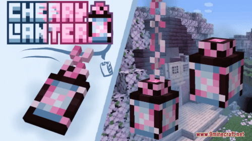 Cherry Lantern Resource Pack (1.20.6, 1.20.1) – Texture Pack Thumbnail