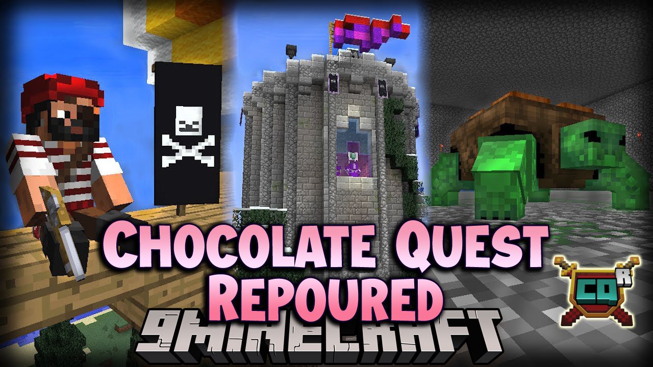 Chocolate Quest Repoured Mod (1.12.2) - Dungeons, New Mobs 1