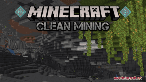 Clean Mining Resource Pack (1.20.6, 1.20.1) – Texture Pack Thumbnail