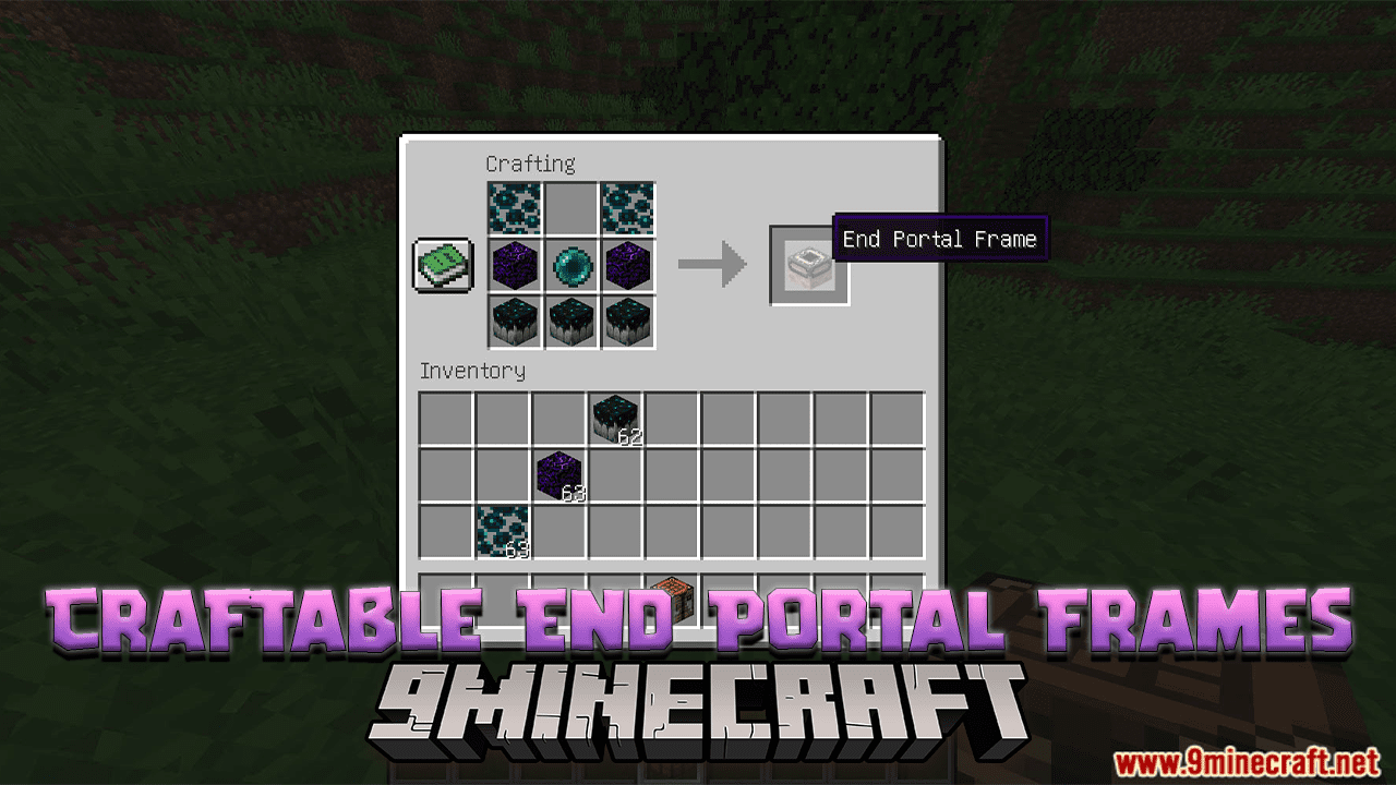 Craftable End Portal Frames Data Pack (1.20.4, 1.19.4) - Dimensional Mastery! 1