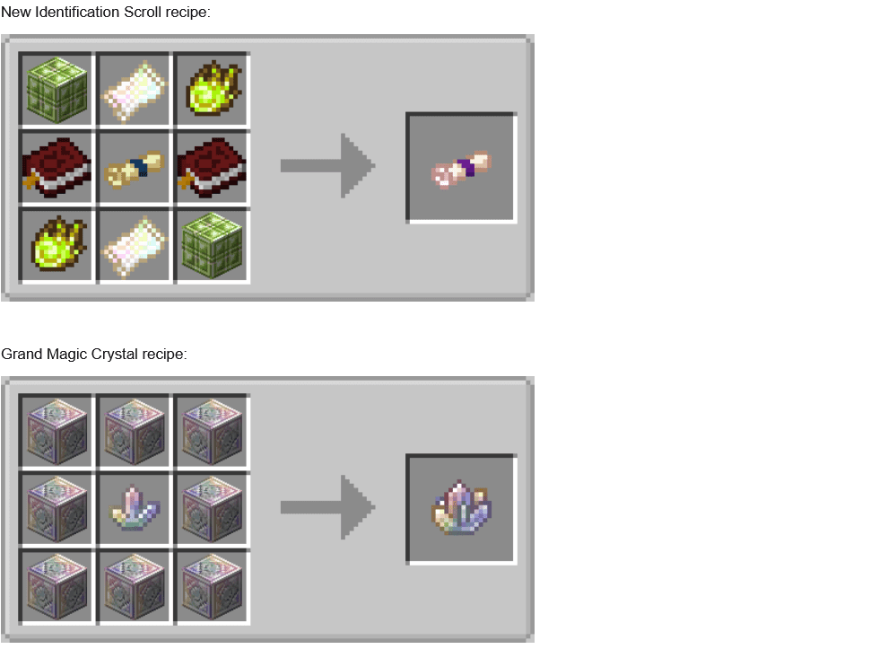 Craftable Wizardry Items Mod (1.12.2) - Crafting Recipes Some Items 2