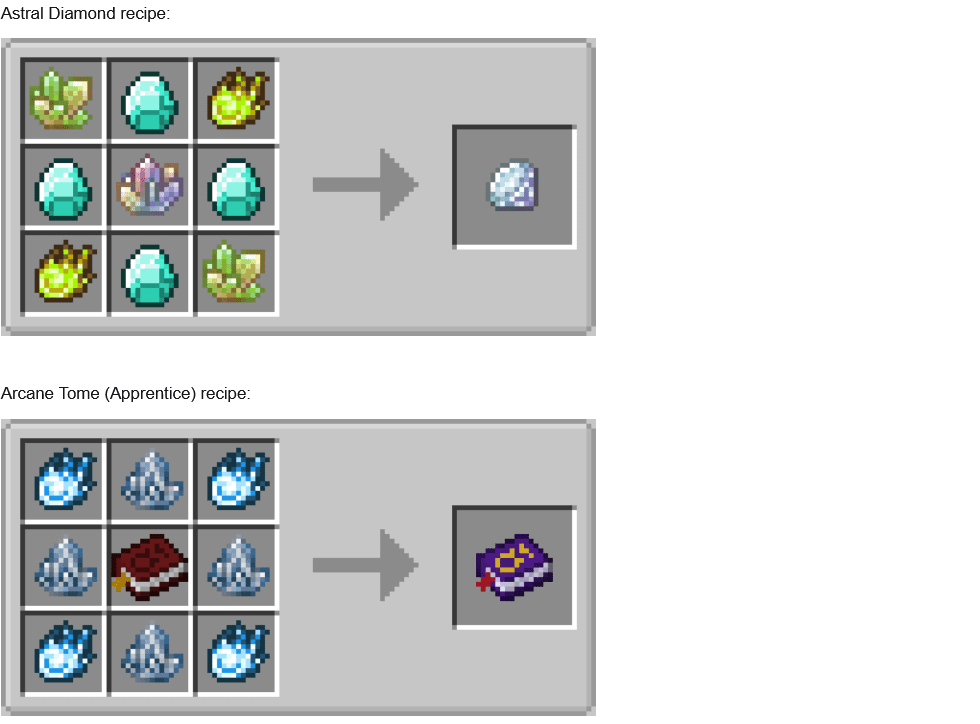 Craftable Wizardry Items Mod (1.12.2) - Crafting Recipes Some Items 4