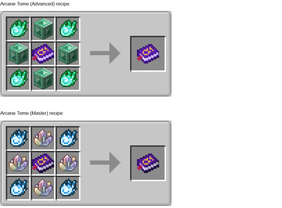 Craftable Wizardry Items Mod (1.12.2) - Crafting Recipes Some Items 5