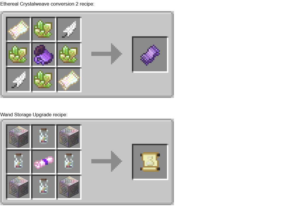 Craftable Wizardry Items Mod (1.12.2) - Crafting Recipes Some Items 10