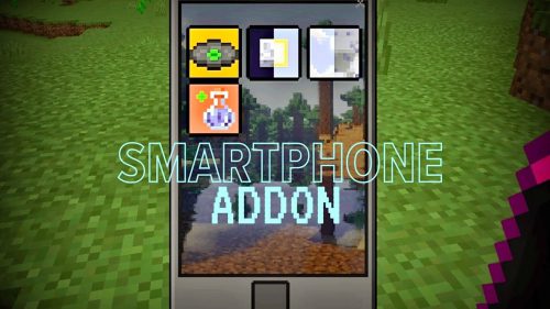 Smartphone Addon (1.20) – MCPE/Bedrock Mod Thumbnail