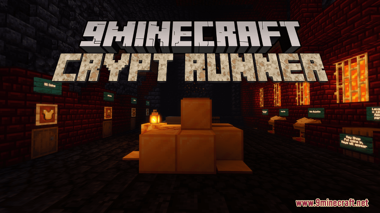 Crypt Runner Map (1.21.1, 1.20.1) - Thrilling Dungeon Adventure 1