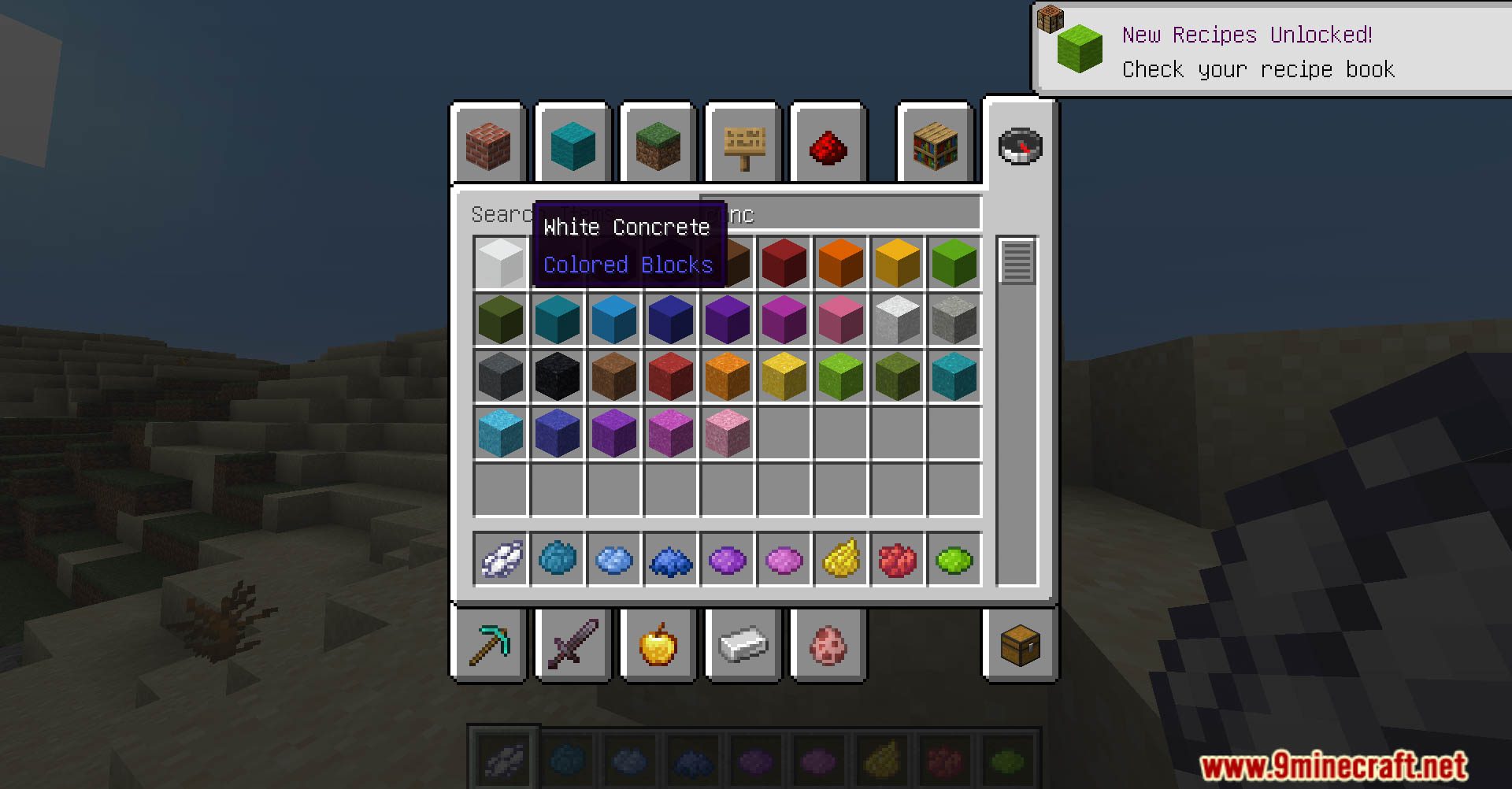 Custom Concrete Dyeing Data Pack (1.20.4, 1.19.4) - Unleash Your Palette in Minecraft! 3