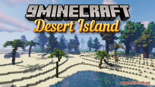 Desert Island Map (1.21.1, 1.20.1) – Sun-Soaked Wonders Thumbnail