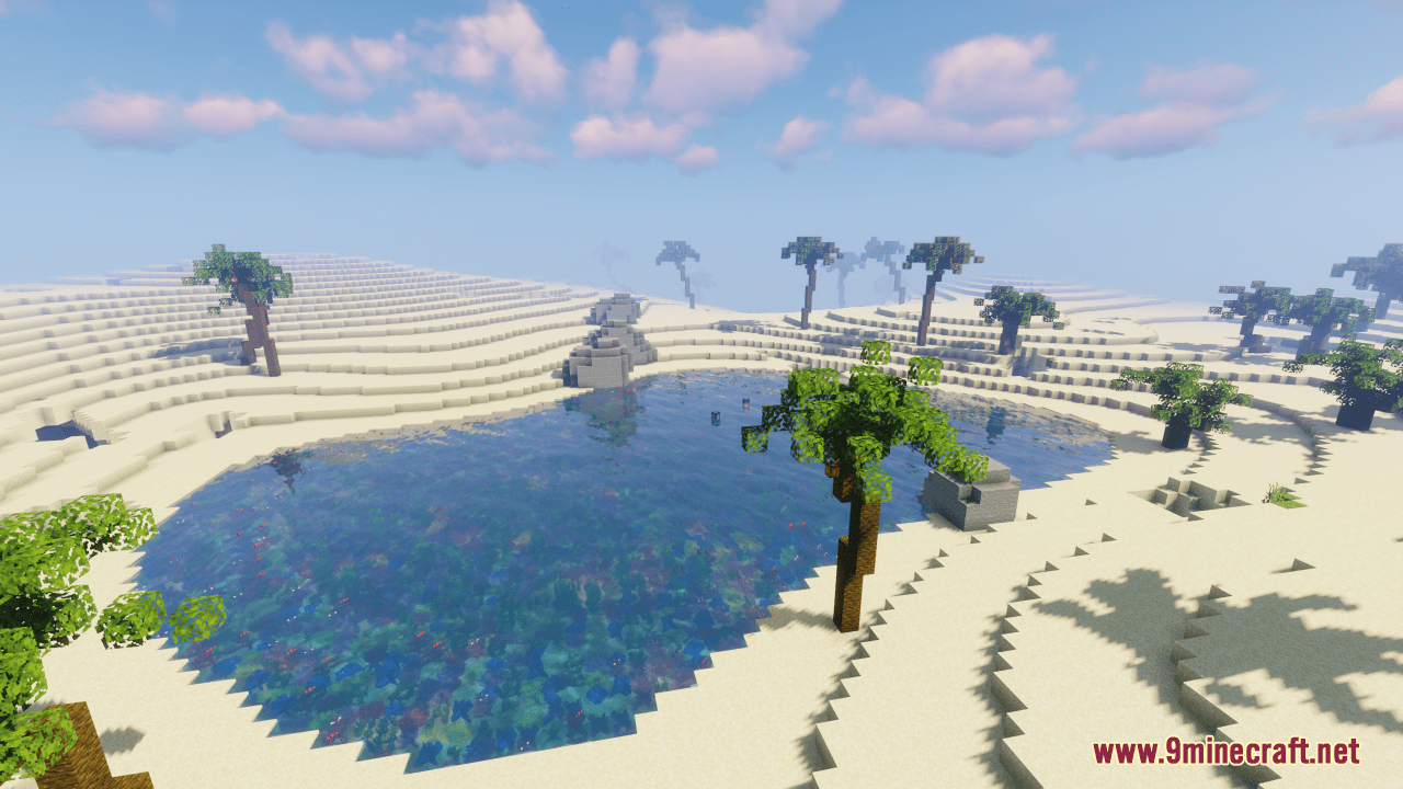 Desert Island Map (1.21.1, 1.20.1) - Sun-Soaked Wonders 3