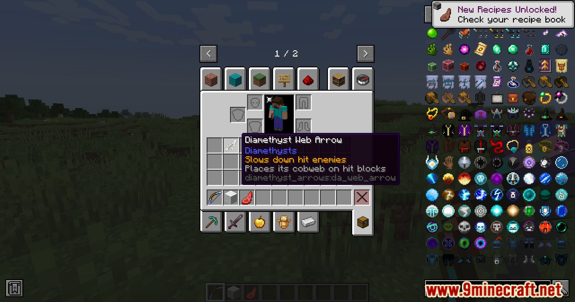 Diamethyst Arrows Mod (1.20.1, 1.19.4) - Enhance Your Arsenal, Explore New Arrow Upgrades 8