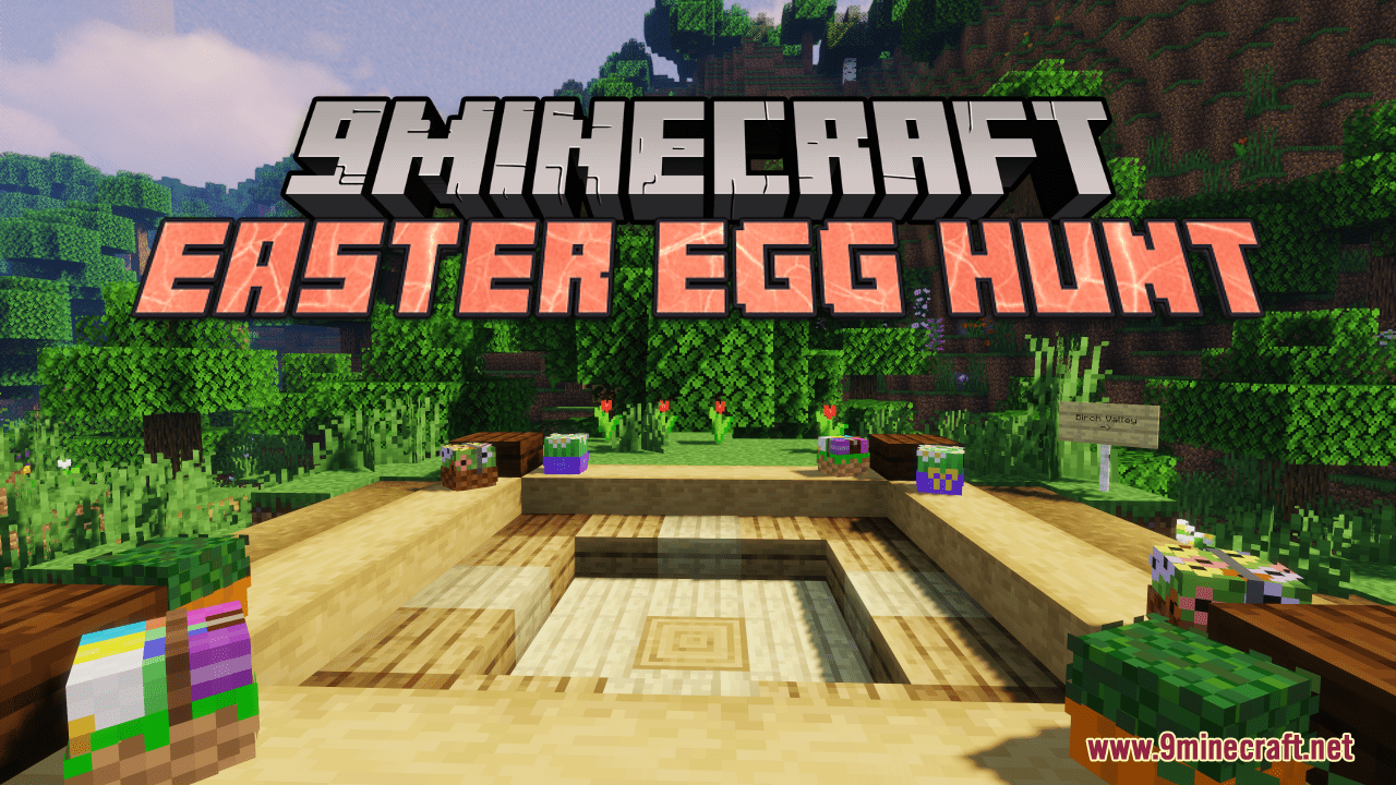 Easter Egg Hunt Map (1.21.1, 1.20.1) - Festive Adventure for All 1