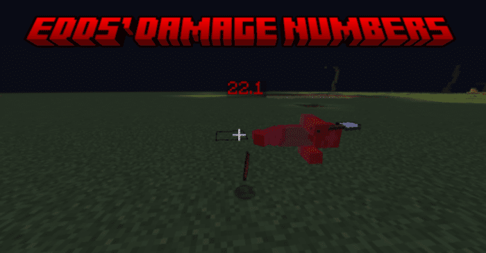 Edds' Damage Numbers Addon (1.20) - MCPE/Bedrock Script 1