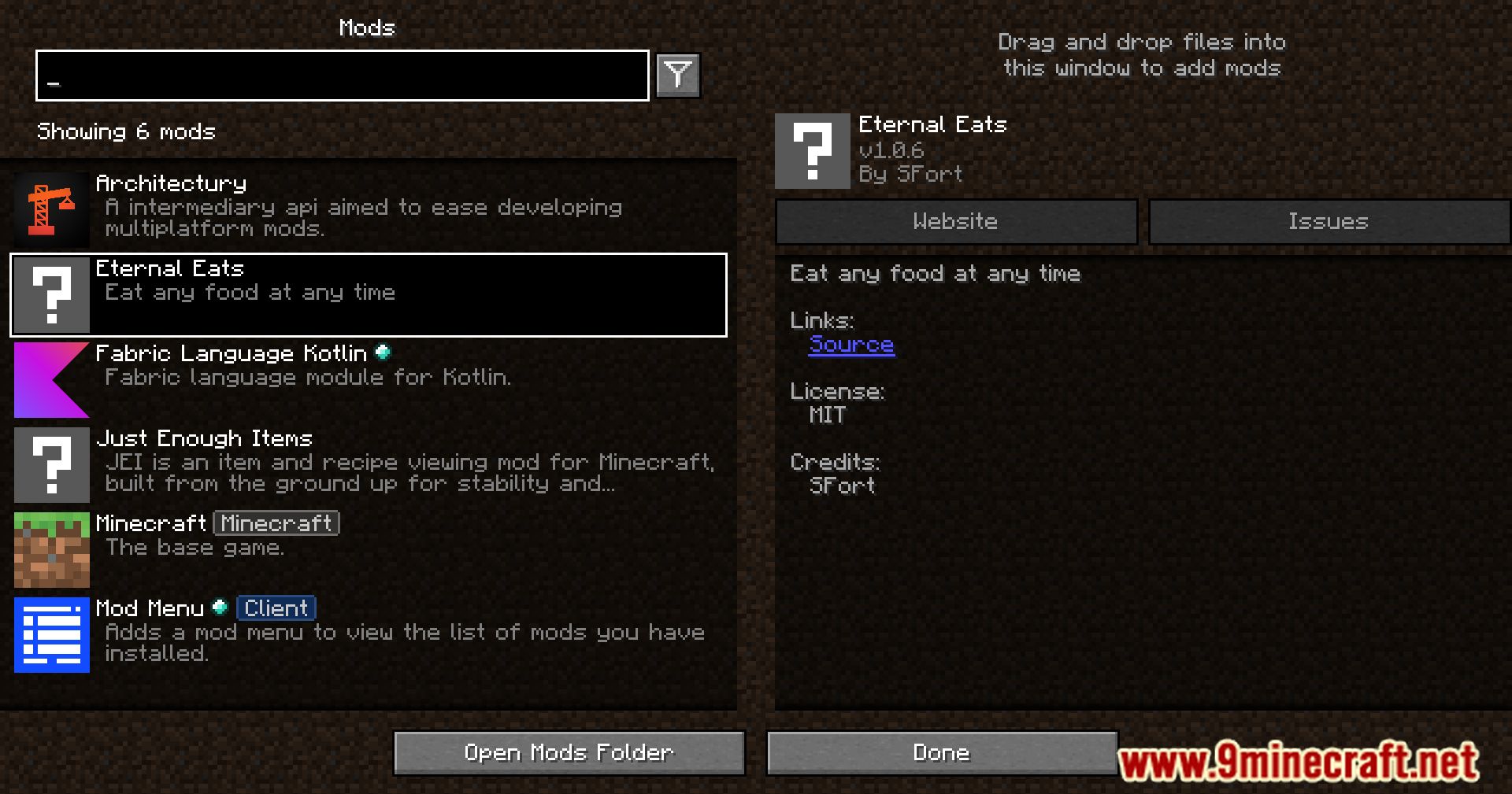 Eternal Eats Mod (1.20.4, 1.19.4) - Never Miss A Bite 2