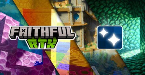 Faithful RTX Texture Pack (1.20, 1.19) – MCPE/Bedrock Thumbnail