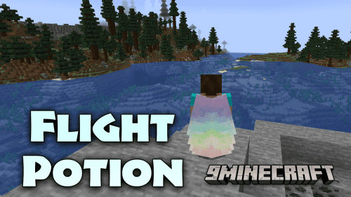 Flight Potion Mod (1.21, 1.20.1) – Soar To New Heights, A Flight Adventure In Minecraft Thumbnail