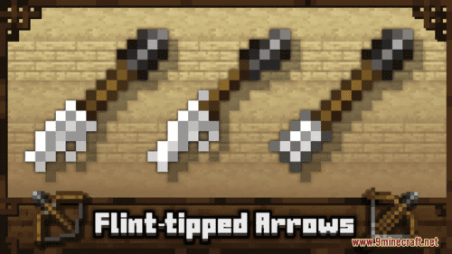 Flint-tipped Arrows Resource Pack (1.20.6, 1.20.1) – Texture Pack Thumbnail