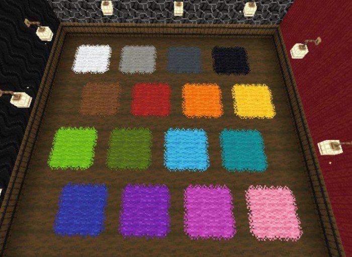 Fluffy Carpets Addon (1.20) - MCPE/Bedrock Mod 2