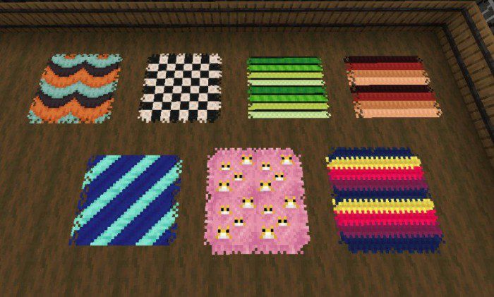 Fluffy Carpets Addon (1.20) - MCPE/Bedrock Mod 3