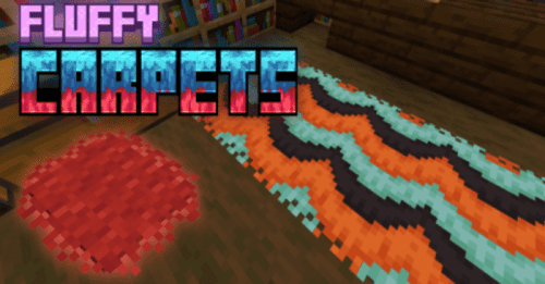 Fluffy Carpets Addon (1.20) – MCPE/Bedrock Mod Thumbnail