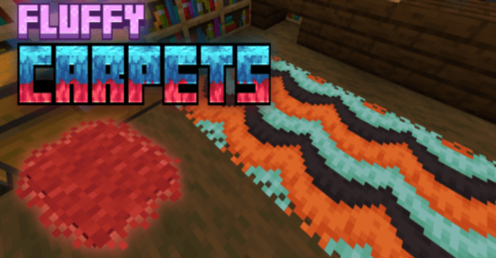 Fluffy Carpets Addon (1.20) - MCPE/Bedrock Mod 1