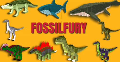 Fossilfury Addon (1.20) – MCPE/Bedrock Mod Thumbnail