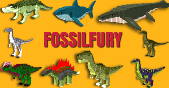 Fossilfury Addon (1.20) - MCPE/Bedrock Mod 1