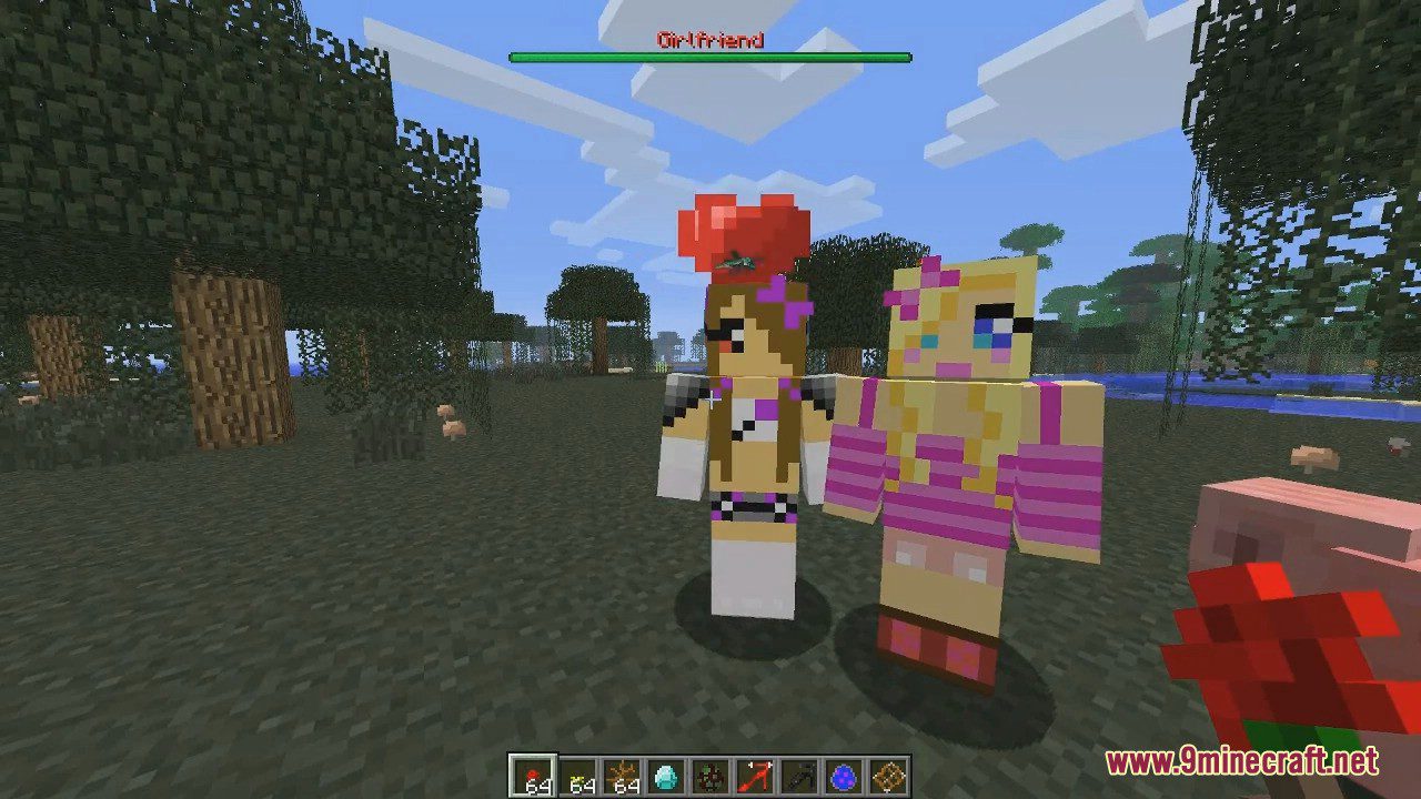 Girlfriends Mod (1.12.2, 1.7.10) - Girl Fights, Bikinis, Dancing 5