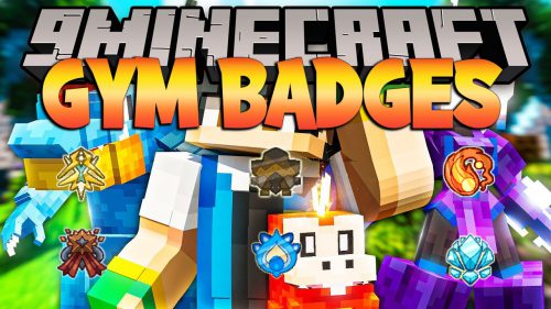 Gym Badges Mod (1.20.1, 1.19.2) – Reward for The Winner of The Challenge Thumbnail