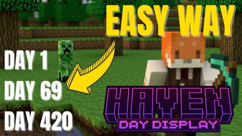 Haven Day Display Mod (1.20.1, 1.19.2) – Display The Current Day Thumbnail