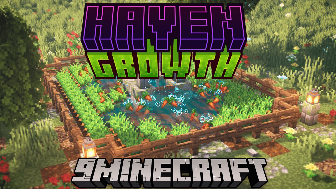 Haven Growth Mod (1.20.4, 1.19.2) - Twerk, Sprint to Grow Plants and Crops 1