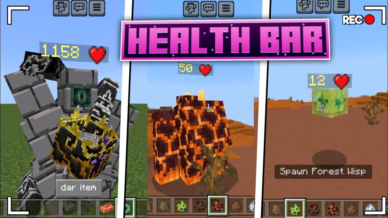 Health Bar Addon (1.20) - Compatible with Other Addons 1