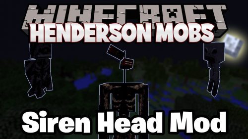 Henderson Mobs Mod (1.12.2) – Siren Head in Minecraft Thumbnail