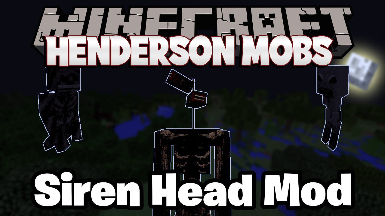 Henderson Mobs Mod (1.12.2) - Siren Head in Minecraft 1