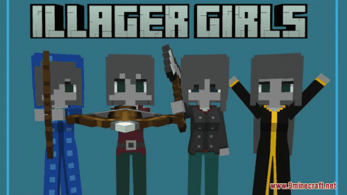 Illager Girls Resource Pack (1.20.6, 1.20.1) – Texture Pack Thumbnail