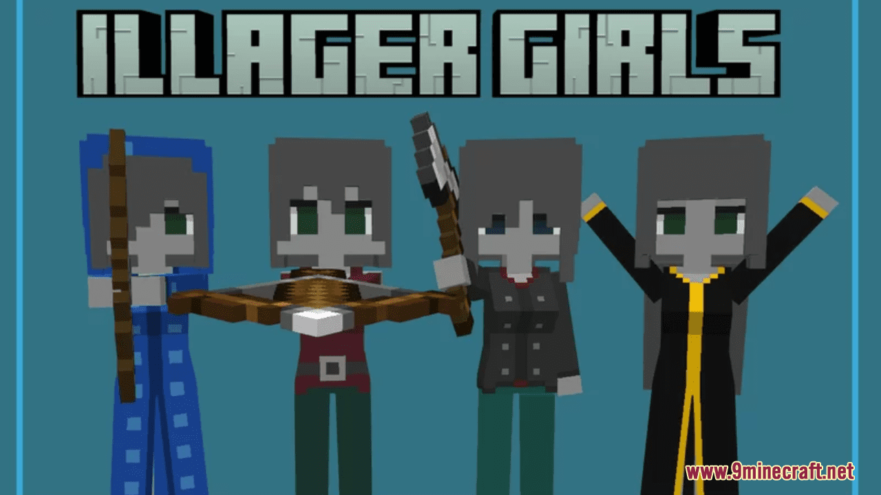 Illager Girls Resource Pack (1.20.6, 1.20.1) - Texture Pack 1