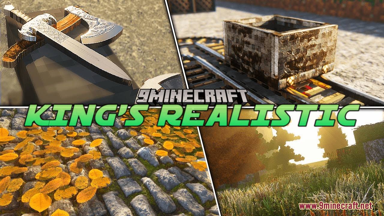 King's Realistic Resource Pack (1.20.4, 1.19.4) - Texture Pack 1