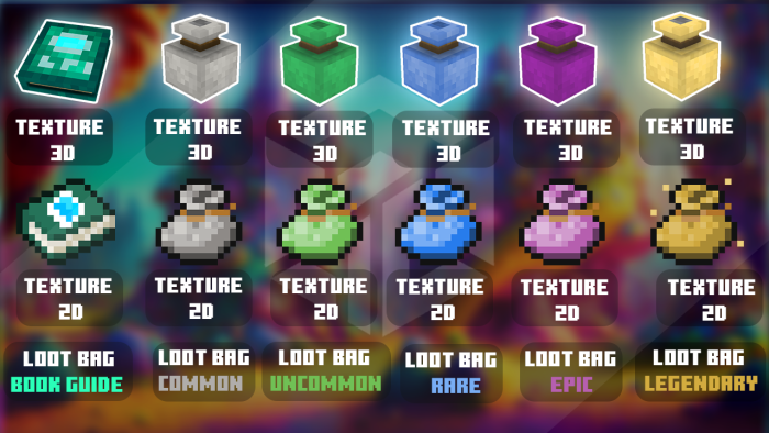 Loot Bag + Addon (1.20) - MCPE/Bedrock Mod 2