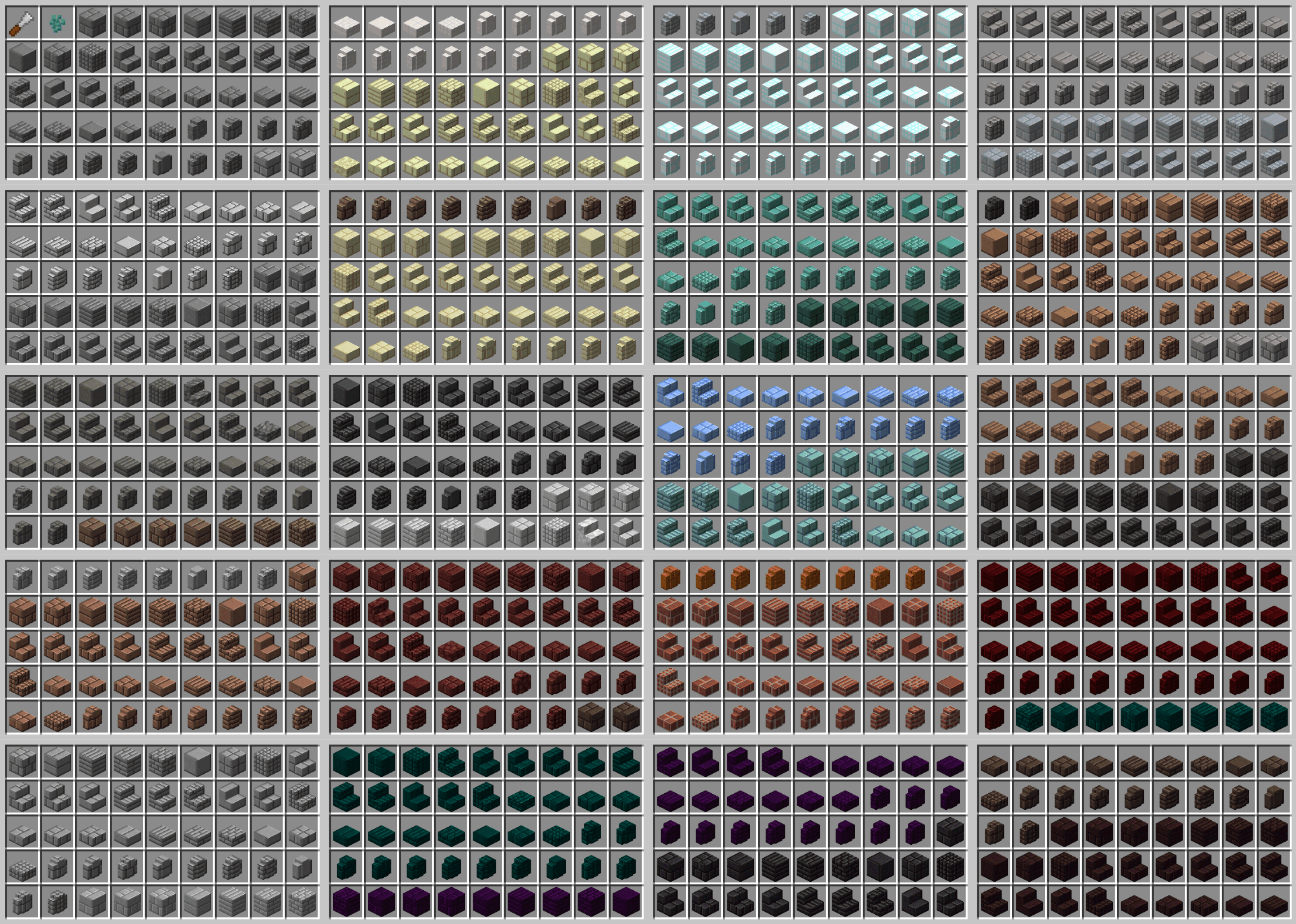 Many Chiseled Blocks Mod (1.20.4, 1.19.4) - Hundreds Of New Building Blocks 2