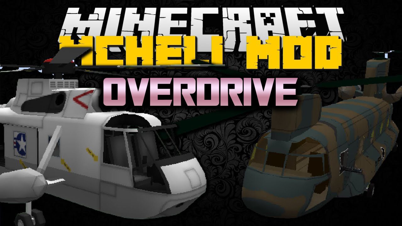 Mcheli Overdrive Mod (1.7.10) - Largest Cars and Planes Mod 1