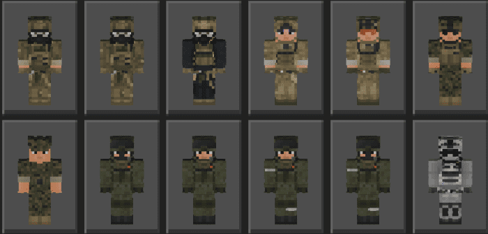 Military Skin Pack (1.20, 1.19) - MCPE/Bedrock 2