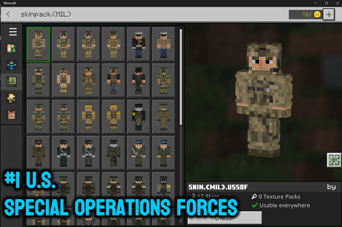 Military Skin Pack (1.20, 1.19) - MCPE/Bedrock 4